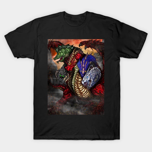 Queen of Dragons T-Shirt by Mia Valley